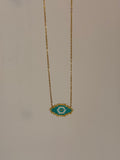 Blue eye necklace