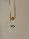 Dark eye necklace