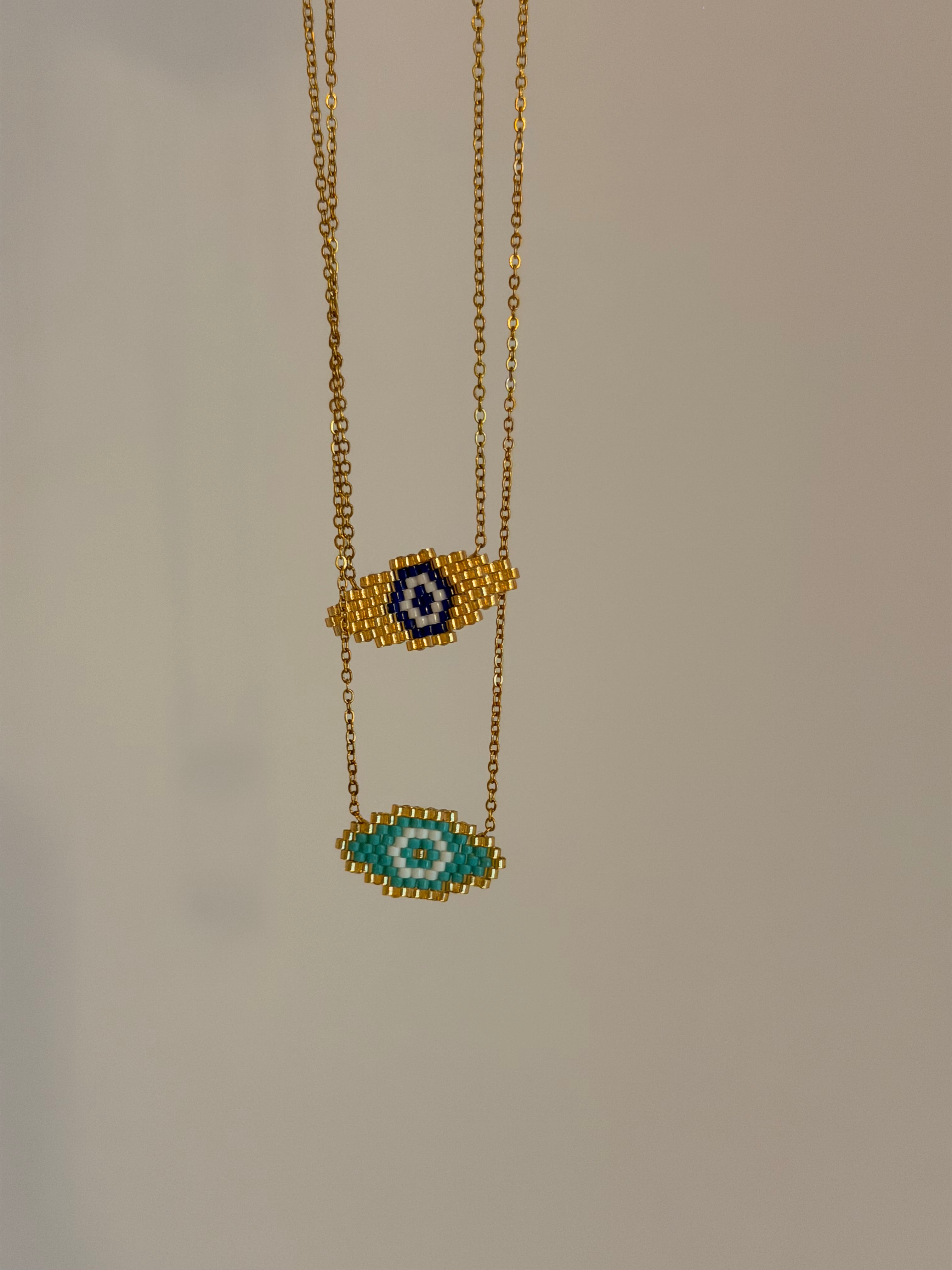 Dark eye necklace
