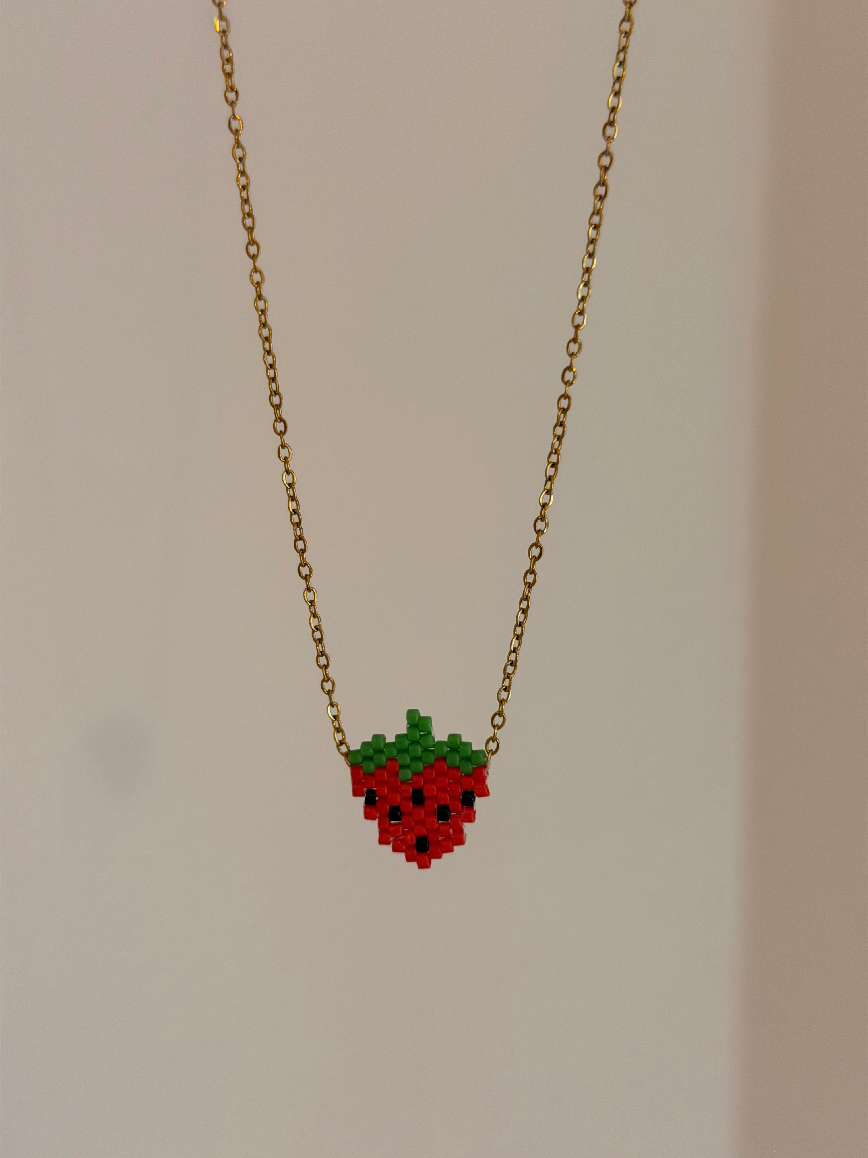 Strawberry necklace